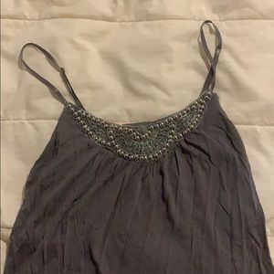 Embellished tank top - small